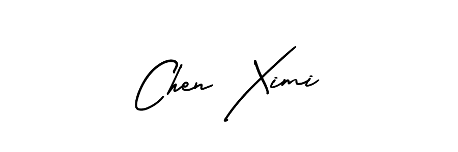 Design your own signature with our free online signature maker. With this signature software, you can create a handwritten (AmerikaSignatureDemo-Regular) signature for name Chen Ximi. Chen Ximi signature style 3 images and pictures png