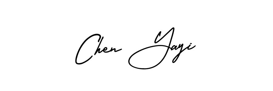 How to Draw Chen Yayi signature style? AmerikaSignatureDemo-Regular is a latest design signature styles for name Chen Yayi. Chen Yayi signature style 3 images and pictures png