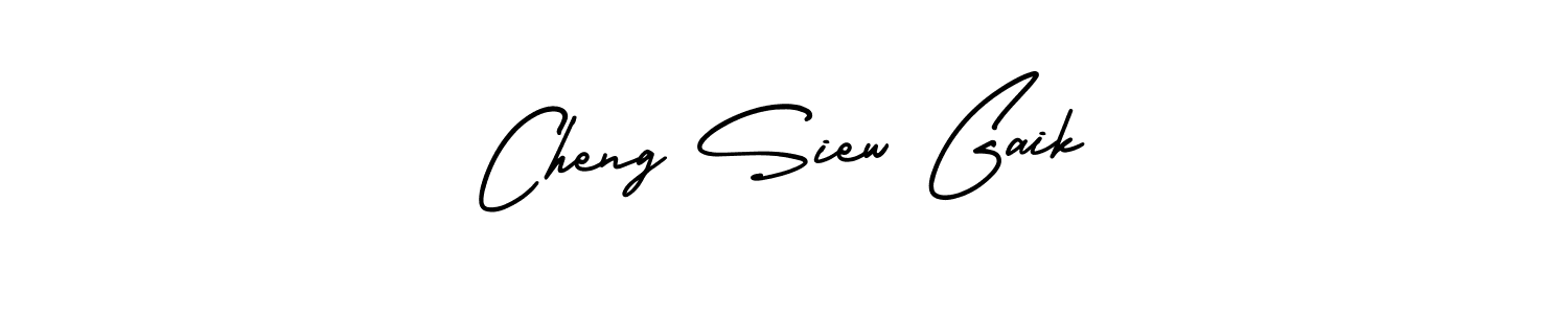 It looks lik you need a new signature style for name Cheng Siew Gaik. Design unique handwritten (AmerikaSignatureDemo-Regular) signature with our free signature maker in just a few clicks. Cheng Siew Gaik signature style 3 images and pictures png