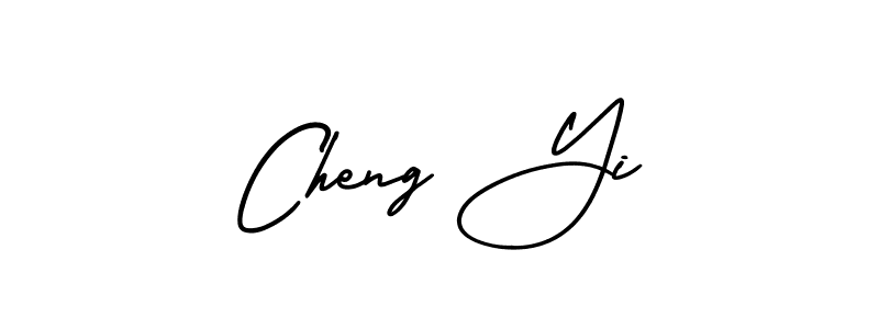 Create a beautiful signature design for name Cheng Yi. With this signature (AmerikaSignatureDemo-Regular) fonts, you can make a handwritten signature for free. Cheng Yi signature style 3 images and pictures png