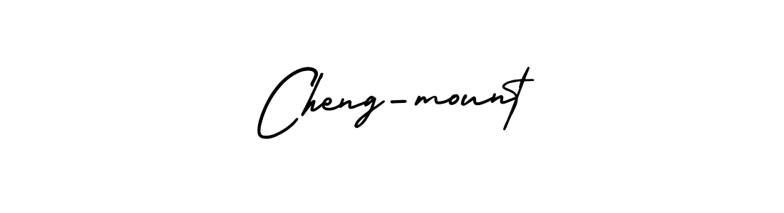 You should practise on your own different ways (AmerikaSignatureDemo-Regular) to write your name (Cheng-mount) in signature. don't let someone else do it for you. Cheng-mount signature style 3 images and pictures png