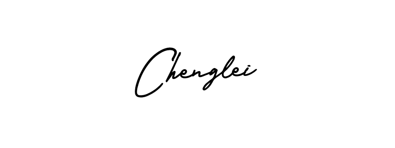 Use a signature maker to create a handwritten signature online. With this signature software, you can design (AmerikaSignatureDemo-Regular) your own signature for name Chenglei. Chenglei signature style 3 images and pictures png