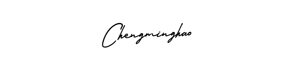 AmerikaSignatureDemo-Regular is a professional signature style that is perfect for those who want to add a touch of class to their signature. It is also a great choice for those who want to make their signature more unique. Get Chengminghao name to fancy signature for free. Chengminghao signature style 3 images and pictures png