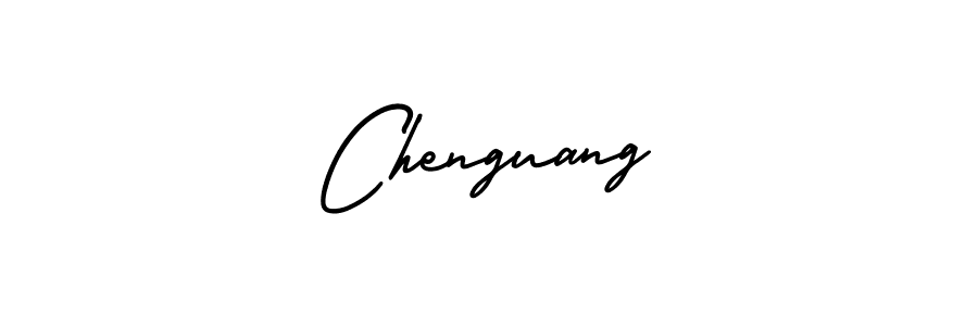 Create a beautiful signature design for name Chenguang. With this signature (AmerikaSignatureDemo-Regular) fonts, you can make a handwritten signature for free. Chenguang signature style 3 images and pictures png