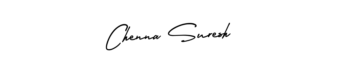 if you are searching for the best signature style for your name Chenna Suresh. so please give up your signature search. here we have designed multiple signature styles  using AmerikaSignatureDemo-Regular. Chenna Suresh signature style 3 images and pictures png