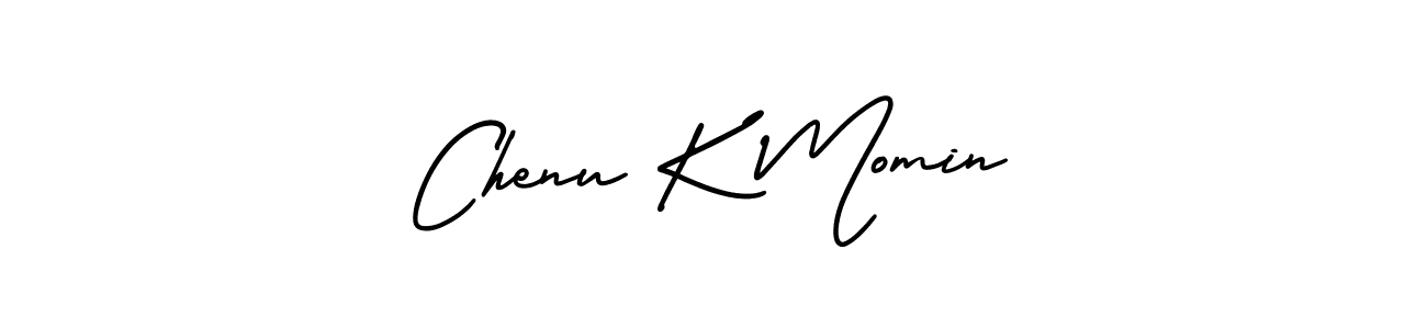 Make a beautiful signature design for name Chenu K Momin. Use this online signature maker to create a handwritten signature for free. Chenu K Momin signature style 3 images and pictures png