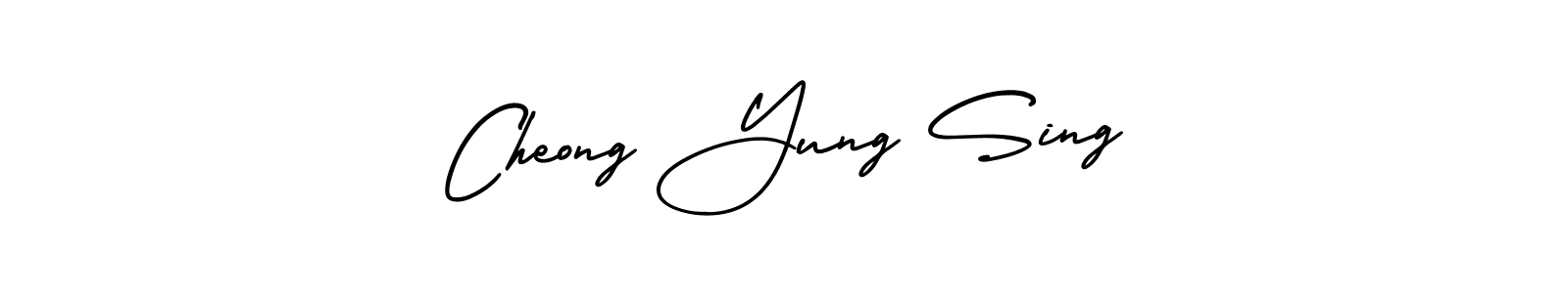 It looks lik you need a new signature style for name Cheong Yung Sing. Design unique handwritten (AmerikaSignatureDemo-Regular) signature with our free signature maker in just a few clicks. Cheong Yung Sing signature style 3 images and pictures png