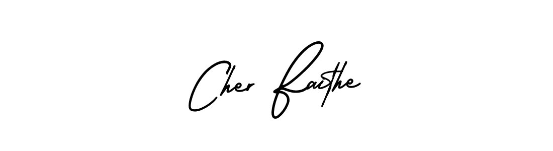 Best and Professional Signature Style for Cher Faithe. AmerikaSignatureDemo-Regular Best Signature Style Collection. Cher Faithe signature style 3 images and pictures png