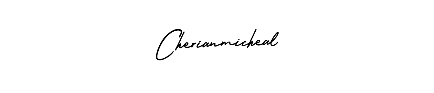 It looks lik you need a new signature style for name Cherianmicheal. Design unique handwritten (AmerikaSignatureDemo-Regular) signature with our free signature maker in just a few clicks. Cherianmicheal signature style 3 images and pictures png