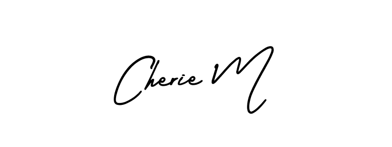 Similarly AmerikaSignatureDemo-Regular is the best handwritten signature design. Signature creator online .You can use it as an online autograph creator for name Cherie M. Cherie M signature style 3 images and pictures png