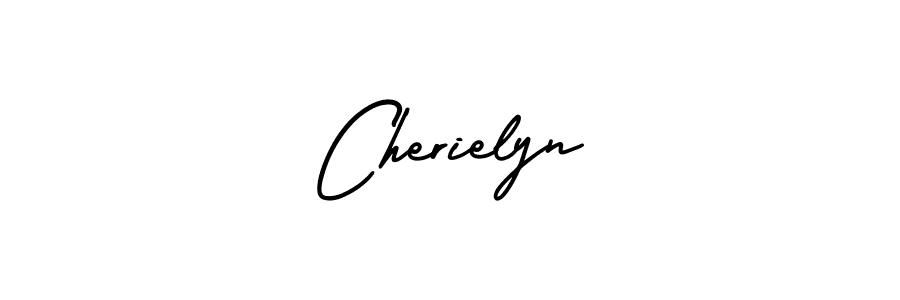 It looks lik you need a new signature style for name Cherielyn. Design unique handwritten (AmerikaSignatureDemo-Regular) signature with our free signature maker in just a few clicks. Cherielyn signature style 3 images and pictures png
