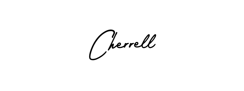 It looks lik you need a new signature style for name Cherrell. Design unique handwritten (AmerikaSignatureDemo-Regular) signature with our free signature maker in just a few clicks. Cherrell signature style 3 images and pictures png