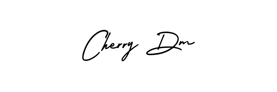 Create a beautiful signature design for name Cherry Dm. With this signature (AmerikaSignatureDemo-Regular) fonts, you can make a handwritten signature for free. Cherry Dm signature style 3 images and pictures png