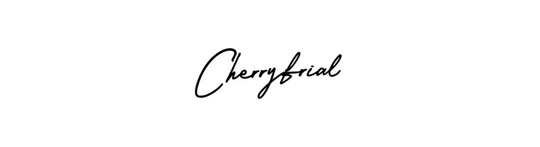 Cherryfrial stylish signature style. Best Handwritten Sign (AmerikaSignatureDemo-Regular) for my name. Handwritten Signature Collection Ideas for my name Cherryfrial. Cherryfrial signature style 3 images and pictures png