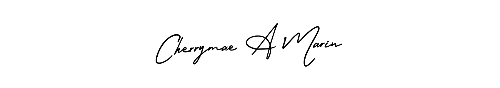 This is the best signature style for the Cherrymae A Marin name. Also you like these signature font (AmerikaSignatureDemo-Regular). Mix name signature. Cherrymae A Marin signature style 3 images and pictures png