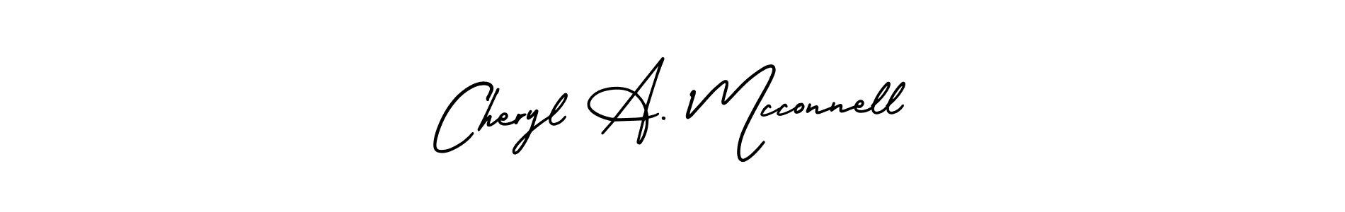 It looks lik you need a new signature style for name Cheryl A. Mcconnell. Design unique handwritten (AmerikaSignatureDemo-Regular) signature with our free signature maker in just a few clicks. Cheryl A. Mcconnell signature style 3 images and pictures png