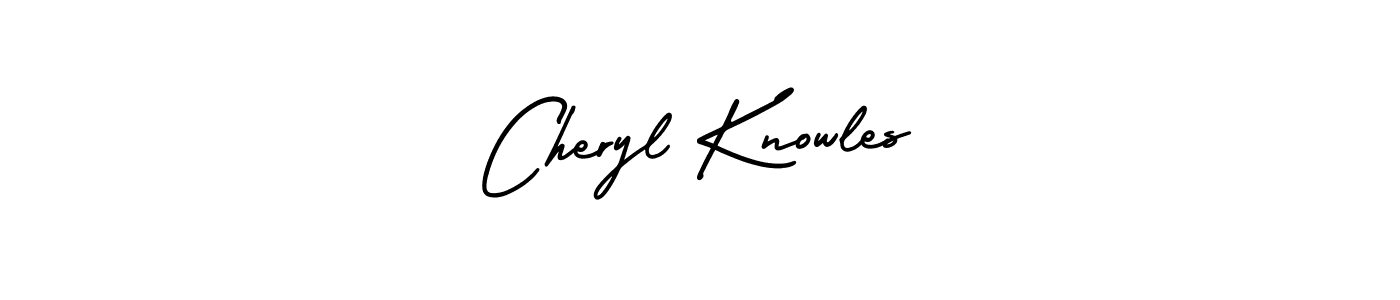 Create a beautiful signature design for name Cheryl Knowles. With this signature (AmerikaSignatureDemo-Regular) fonts, you can make a handwritten signature for free. Cheryl Knowles signature style 3 images and pictures png