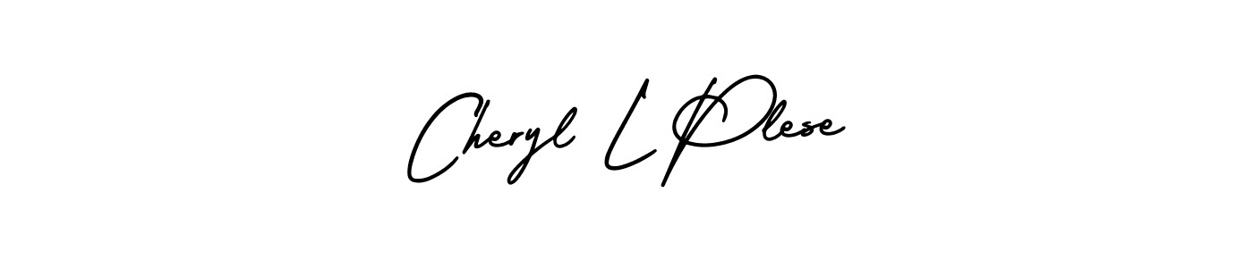 Cheryl L Plese stylish signature style. Best Handwritten Sign (AmerikaSignatureDemo-Regular) for my name. Handwritten Signature Collection Ideas for my name Cheryl L Plese. Cheryl L Plese signature style 3 images and pictures png