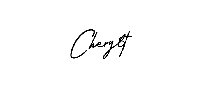 Design your own signature with our free online signature maker. With this signature software, you can create a handwritten (AmerikaSignatureDemo-Regular) signature for name Cherylt. Cherylt signature style 3 images and pictures png