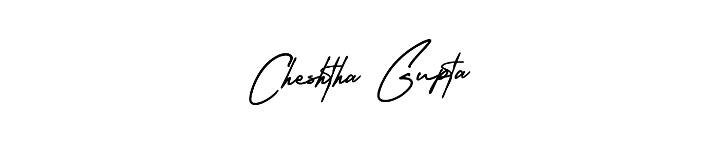 It looks lik you need a new signature style for name Cheshtha Gupta. Design unique handwritten (AmerikaSignatureDemo-Regular) signature with our free signature maker in just a few clicks. Cheshtha Gupta signature style 3 images and pictures png
