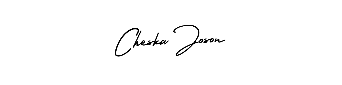 Make a beautiful signature design for name Cheska Joson. Use this online signature maker to create a handwritten signature for free. Cheska Joson signature style 3 images and pictures png