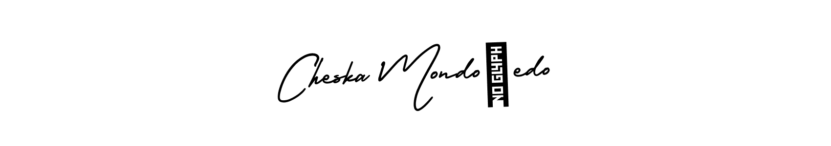 Also we have Cheska Mondoñedo name is the best signature style. Create professional handwritten signature collection using AmerikaSignatureDemo-Regular autograph style. Cheska Mondoñedo signature style 3 images and pictures png