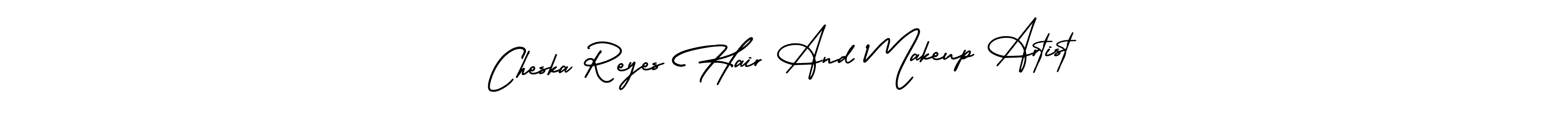 How to make Cheska Reyes Hair And Makeup Artist name signature. Use AmerikaSignatureDemo-Regular style for creating short signs online. This is the latest handwritten sign. Cheska Reyes Hair And Makeup Artist signature style 3 images and pictures png