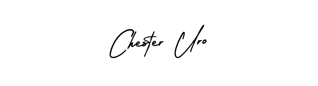 How to Draw Chester Uro signature style? AmerikaSignatureDemo-Regular is a latest design signature styles for name Chester Uro. Chester Uro signature style 3 images and pictures png