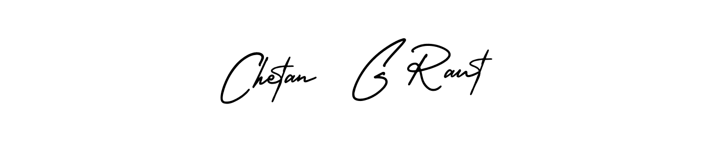 It looks lik you need a new signature style for name Chetan  G Raut. Design unique handwritten (AmerikaSignatureDemo-Regular) signature with our free signature maker in just a few clicks. Chetan  G Raut signature style 3 images and pictures png