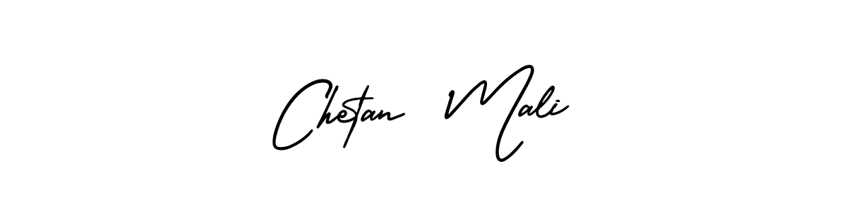 Also You can easily find your signature by using the search form. We will create Chetan  Mali name handwritten signature images for you free of cost using AmerikaSignatureDemo-Regular sign style. Chetan  Mali signature style 3 images and pictures png