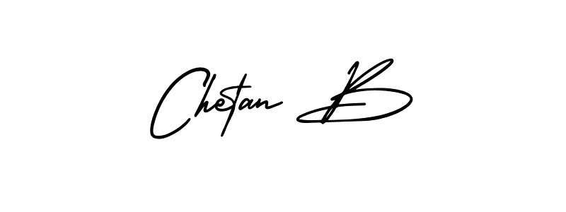 Create a beautiful signature design for name Chetan B. With this signature (AmerikaSignatureDemo-Regular) fonts, you can make a handwritten signature for free. Chetan B signature style 3 images and pictures png