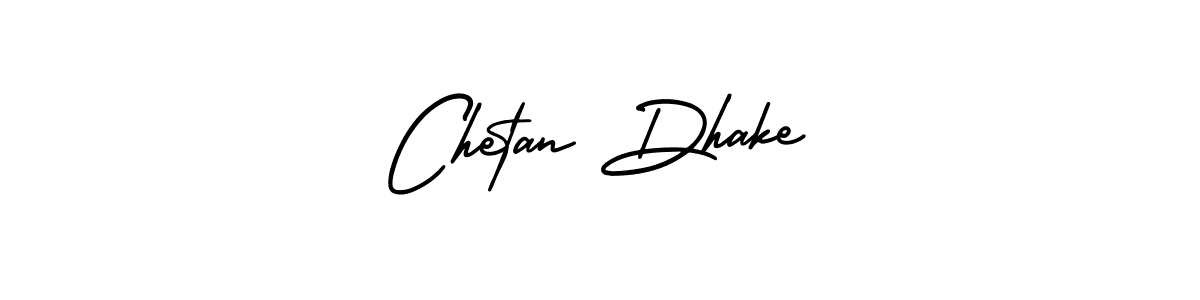 How to Draw Chetan Dhake signature style? AmerikaSignatureDemo-Regular is a latest design signature styles for name Chetan Dhake. Chetan Dhake signature style 3 images and pictures png