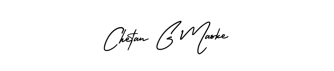 Create a beautiful signature design for name Chetan G Maske. With this signature (AmerikaSignatureDemo-Regular) fonts, you can make a handwritten signature for free. Chetan G Maske signature style 3 images and pictures png