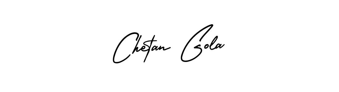 Also we have Chetan Gola name is the best signature style. Create professional handwritten signature collection using AmerikaSignatureDemo-Regular autograph style. Chetan Gola signature style 3 images and pictures png