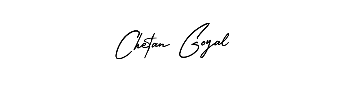 Make a beautiful signature design for name Chetan Goyal. With this signature (AmerikaSignatureDemo-Regular) style, you can create a handwritten signature for free. Chetan Goyal signature style 3 images and pictures png