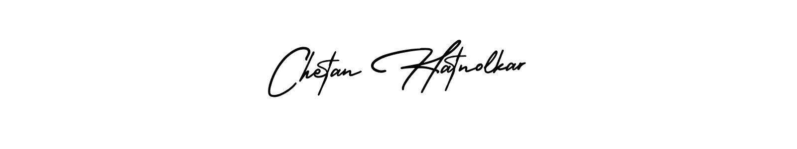 Make a beautiful signature design for name Chetan Hatnolkar. With this signature (AmerikaSignatureDemo-Regular) style, you can create a handwritten signature for free. Chetan Hatnolkar signature style 3 images and pictures png