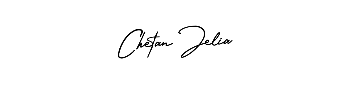 AmerikaSignatureDemo-Regular is a professional signature style that is perfect for those who want to add a touch of class to their signature. It is also a great choice for those who want to make their signature more unique. Get Chetan Jelia name to fancy signature for free. Chetan Jelia signature style 3 images and pictures png