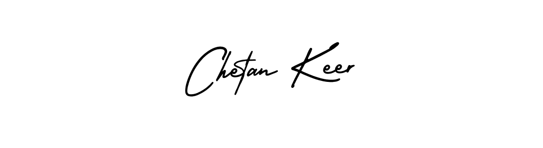 Chetan Keer stylish signature style. Best Handwritten Sign (AmerikaSignatureDemo-Regular) for my name. Handwritten Signature Collection Ideas for my name Chetan Keer. Chetan Keer signature style 3 images and pictures png