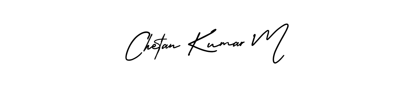 Also we have Chetan Kumar M name is the best signature style. Create professional handwritten signature collection using AmerikaSignatureDemo-Regular autograph style. Chetan Kumar M signature style 3 images and pictures png