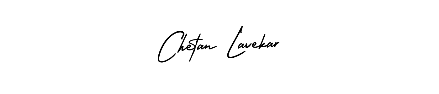 Create a beautiful signature design for name Chetan Lavekar. With this signature (AmerikaSignatureDemo-Regular) fonts, you can make a handwritten signature for free. Chetan Lavekar signature style 3 images and pictures png