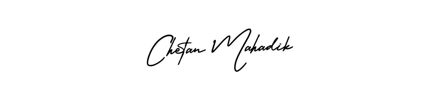 Also You can easily find your signature by using the search form. We will create Chetan Mahadik name handwritten signature images for you free of cost using AmerikaSignatureDemo-Regular sign style. Chetan Mahadik signature style 3 images and pictures png