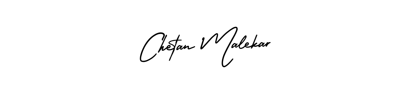Design your own signature with our free online signature maker. With this signature software, you can create a handwritten (AmerikaSignatureDemo-Regular) signature for name Chetan Malekar. Chetan Malekar signature style 3 images and pictures png