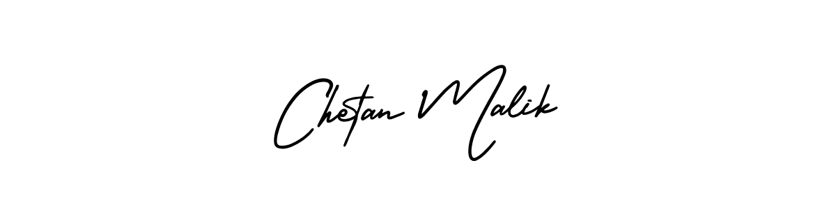 Use a signature maker to create a handwritten signature online. With this signature software, you can design (AmerikaSignatureDemo-Regular) your own signature for name Chetan Malik. Chetan Malik signature style 3 images and pictures png