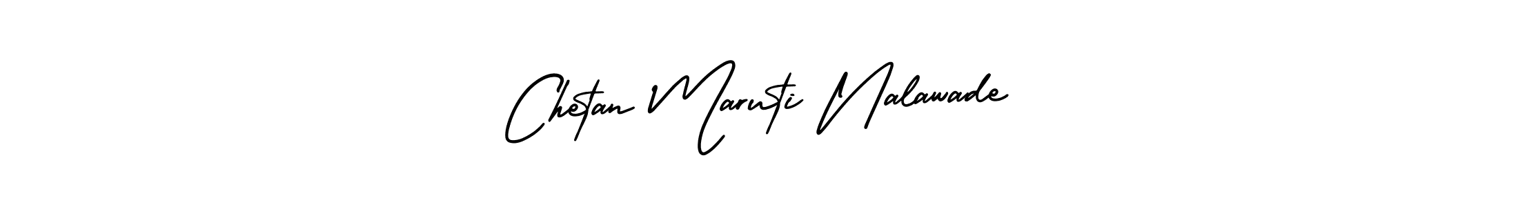 Chetan Maruti Nalawade stylish signature style. Best Handwritten Sign (AmerikaSignatureDemo-Regular) for my name. Handwritten Signature Collection Ideas for my name Chetan Maruti Nalawade. Chetan Maruti Nalawade signature style 3 images and pictures png