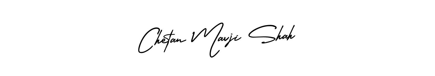 Make a beautiful signature design for name Chetan Mavji Shah. With this signature (AmerikaSignatureDemo-Regular) style, you can create a handwritten signature for free. Chetan Mavji Shah signature style 3 images and pictures png