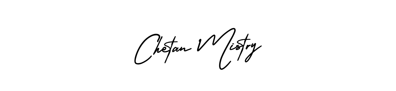 Make a beautiful signature design for name Chetan Mistry. With this signature (AmerikaSignatureDemo-Regular) style, you can create a handwritten signature for free. Chetan Mistry signature style 3 images and pictures png