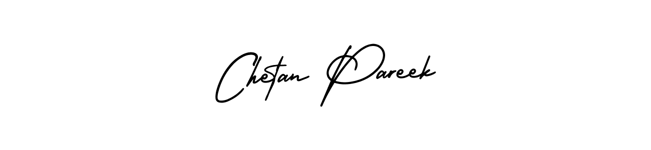Create a beautiful signature design for name Chetan Pareek. With this signature (AmerikaSignatureDemo-Regular) fonts, you can make a handwritten signature for free. Chetan Pareek signature style 3 images and pictures png