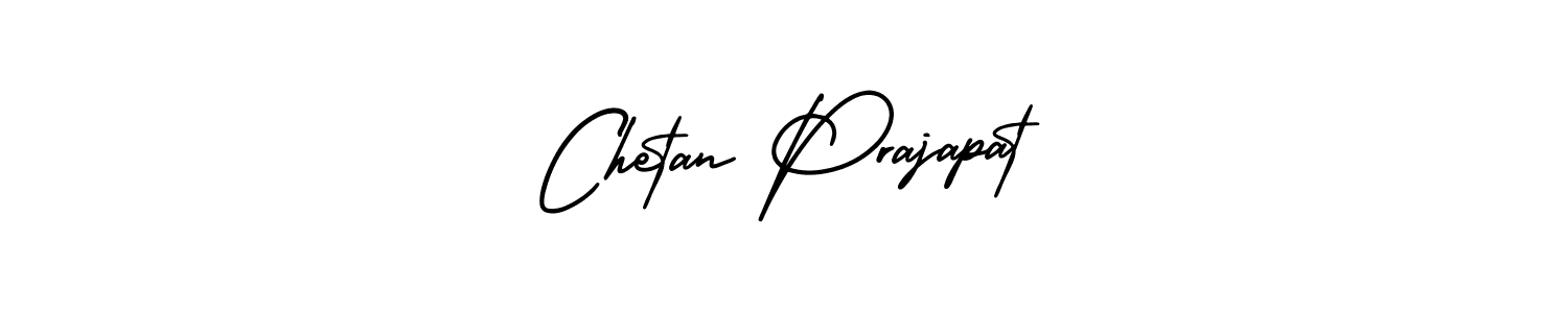How to make Chetan Prajapat signature? AmerikaSignatureDemo-Regular is a professional autograph style. Create handwritten signature for Chetan Prajapat name. Chetan Prajapat signature style 3 images and pictures png