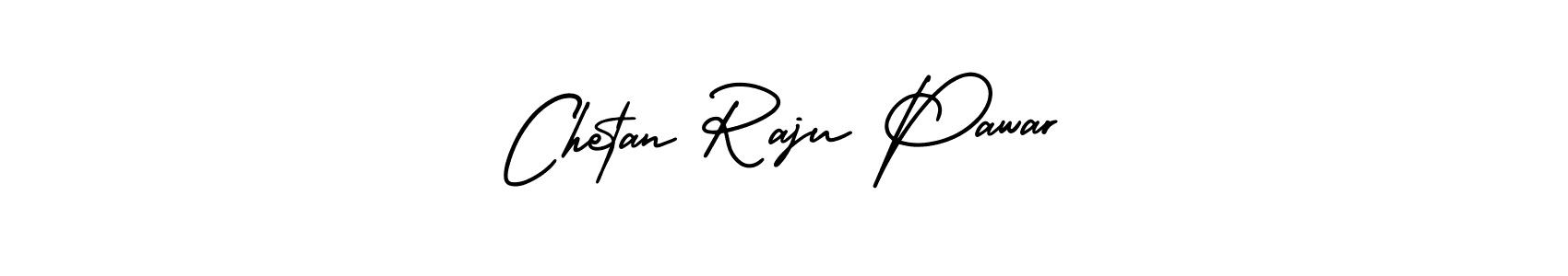 Make a beautiful signature design for name Chetan Raju Pawar. With this signature (AmerikaSignatureDemo-Regular) style, you can create a handwritten signature for free. Chetan Raju Pawar signature style 3 images and pictures png