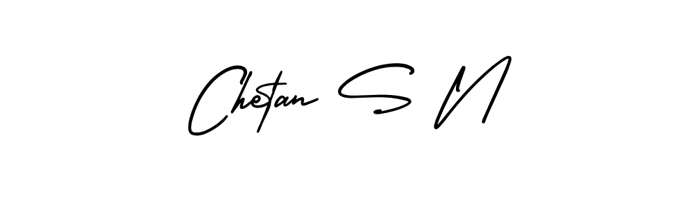 Also we have Chetan S N name is the best signature style. Create professional handwritten signature collection using AmerikaSignatureDemo-Regular autograph style. Chetan S N signature style 3 images and pictures png